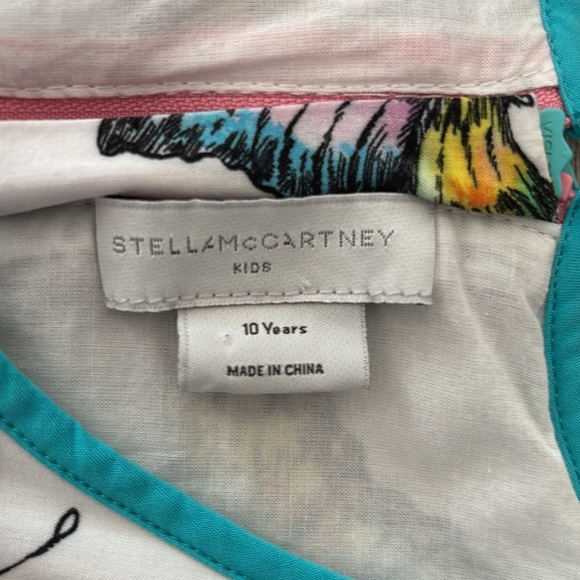 Stella McCartney butterfly summer dress with pockets - Picture 4 of 5